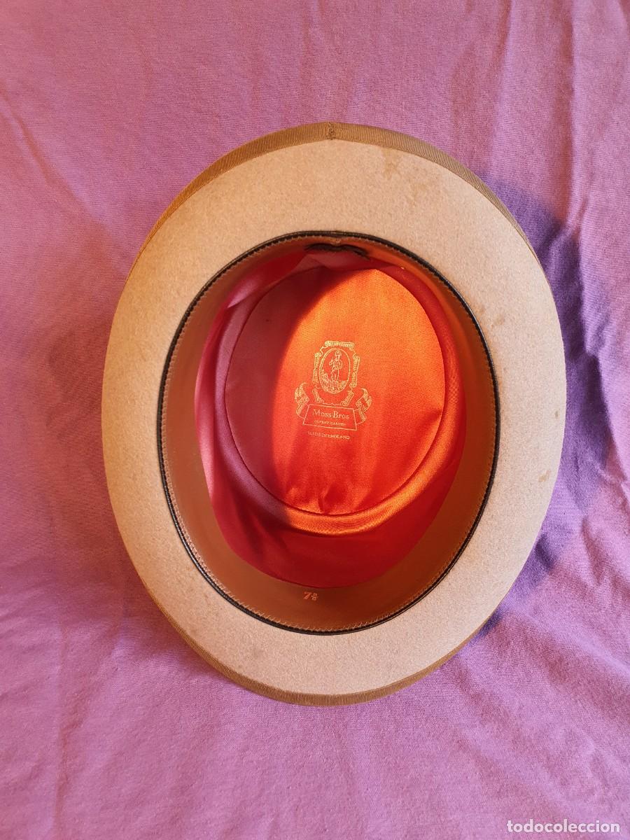 Antig&uuml;edades: Sombrero de copa Moss Bros. 1930. - Foto 8