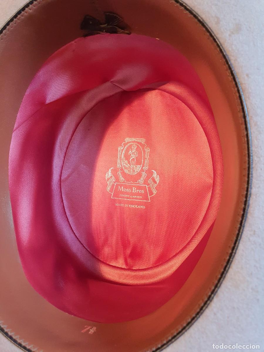 Antig&uuml;edades: Sombrero de copa Moss Bros. 1930. - Foto 9