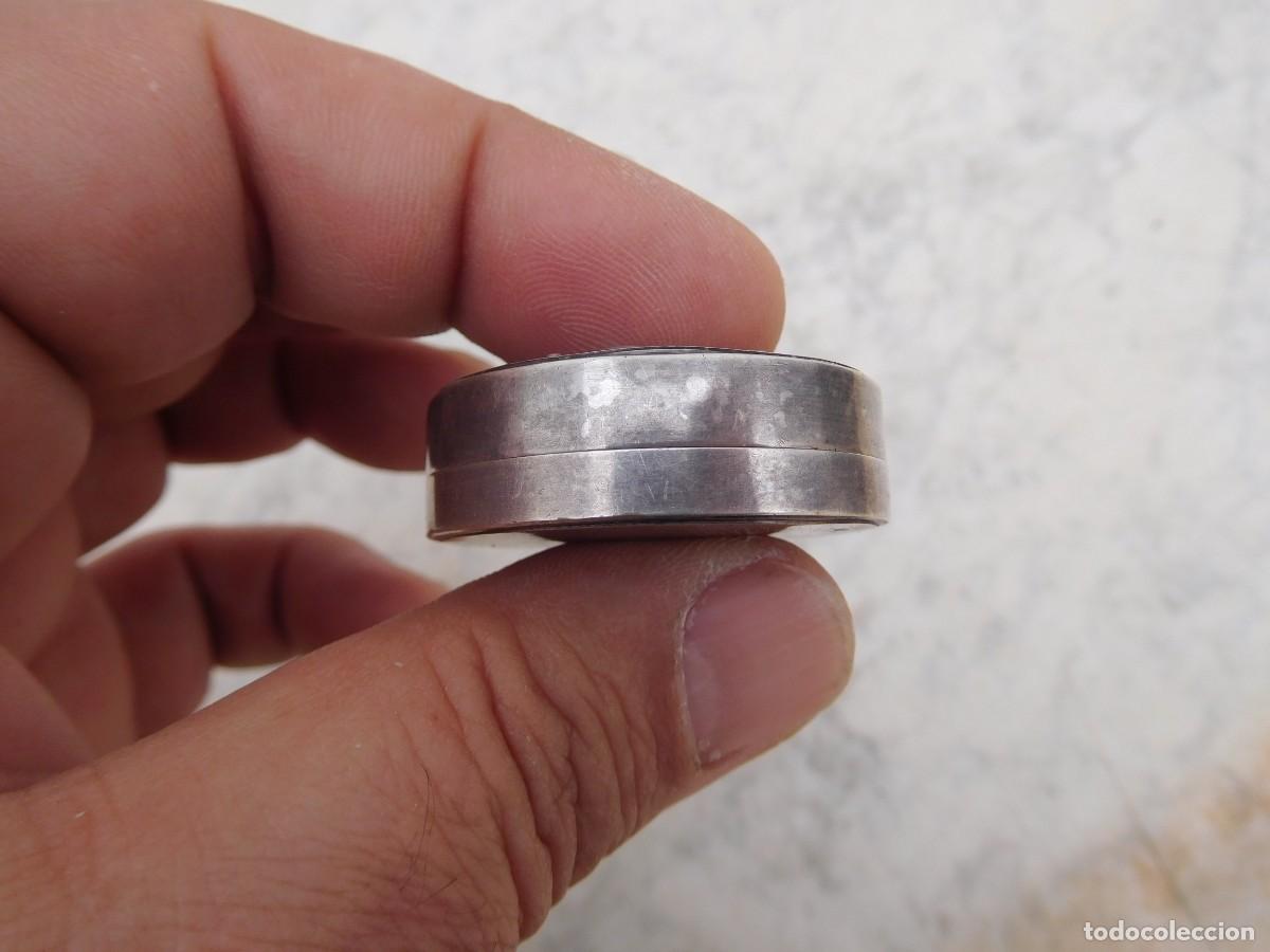 Antig&uuml;edades: Cajita pastillero de plata - Foto 2