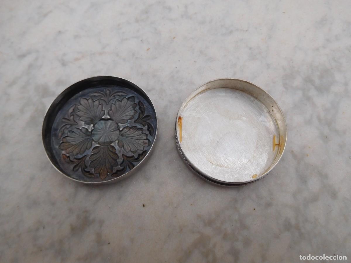 Antig&uuml;edades: Cajita pastillero de plata - Foto 5