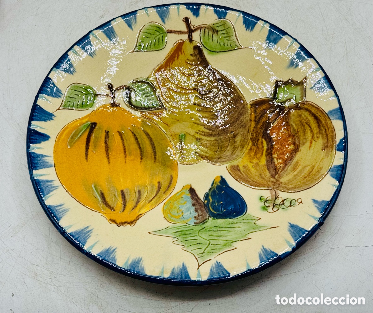 Antig&uuml;edades: Antiguo Plato de Cer&aacute;mica - Foto 4