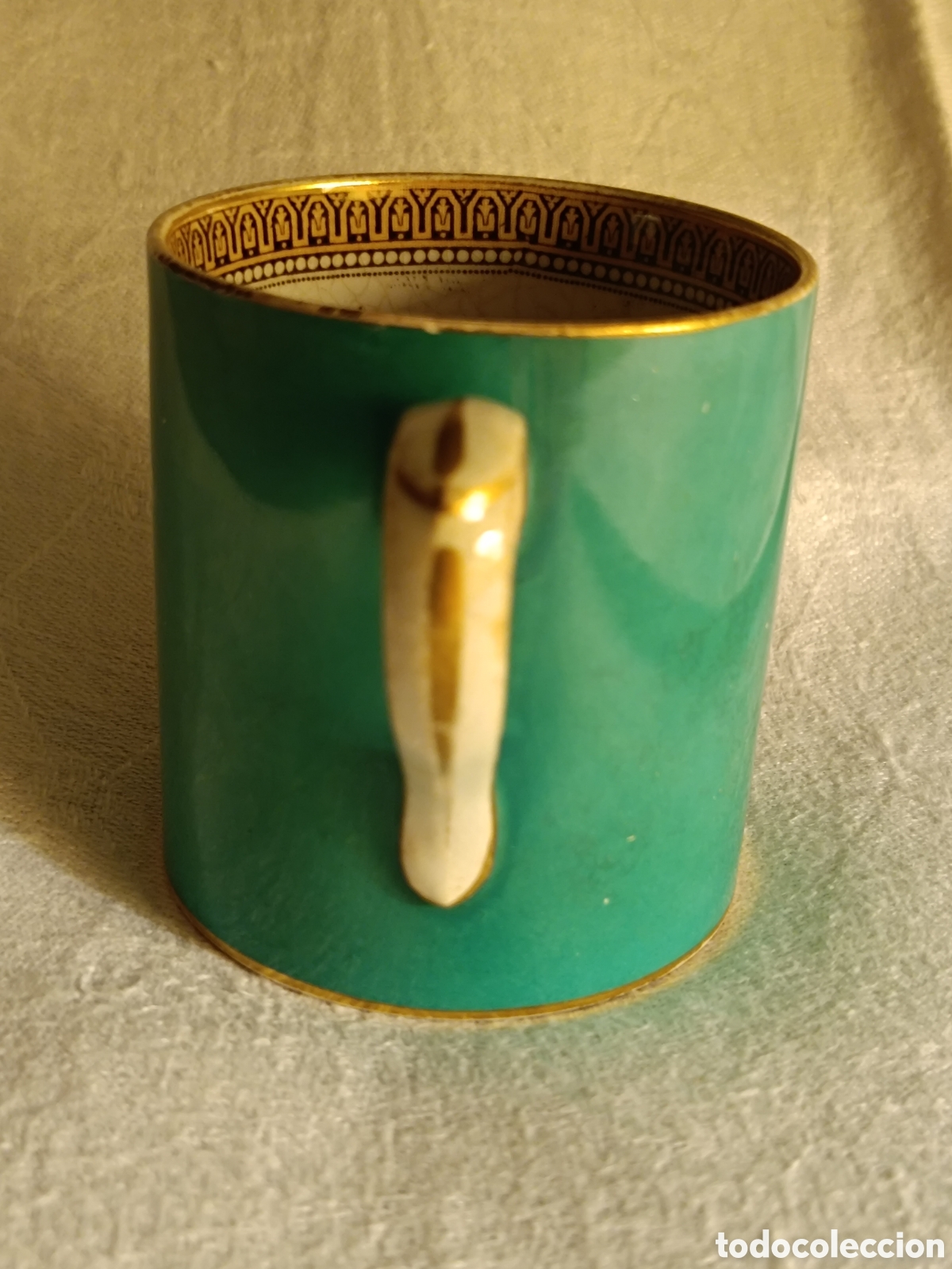 Antig&uuml;edades: TAZA INGLESA SOBRE 1860 - Foto 3