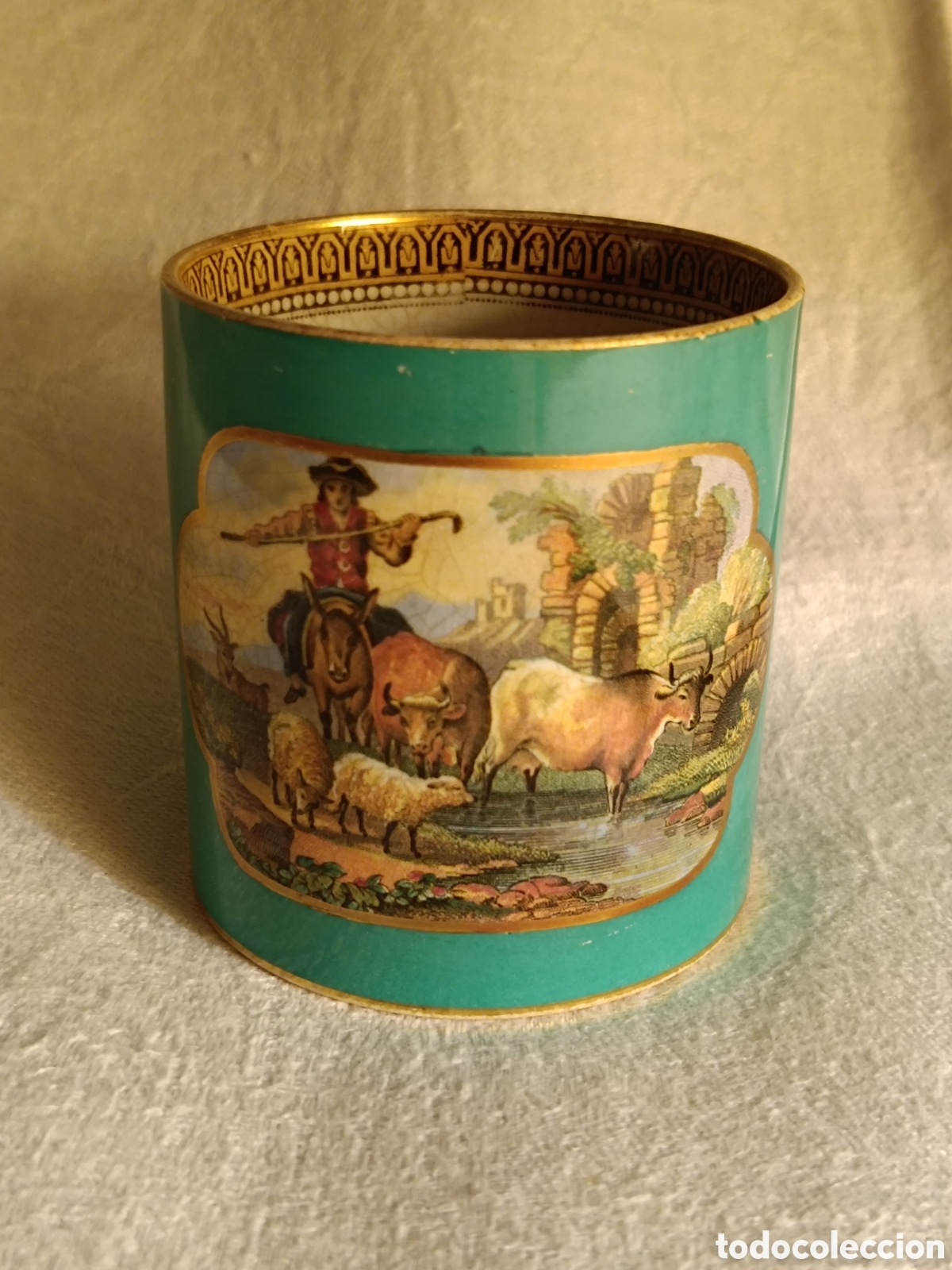 Antig&uuml;edades: TAZA INGLESA SOBRE 1860 - Foto 1