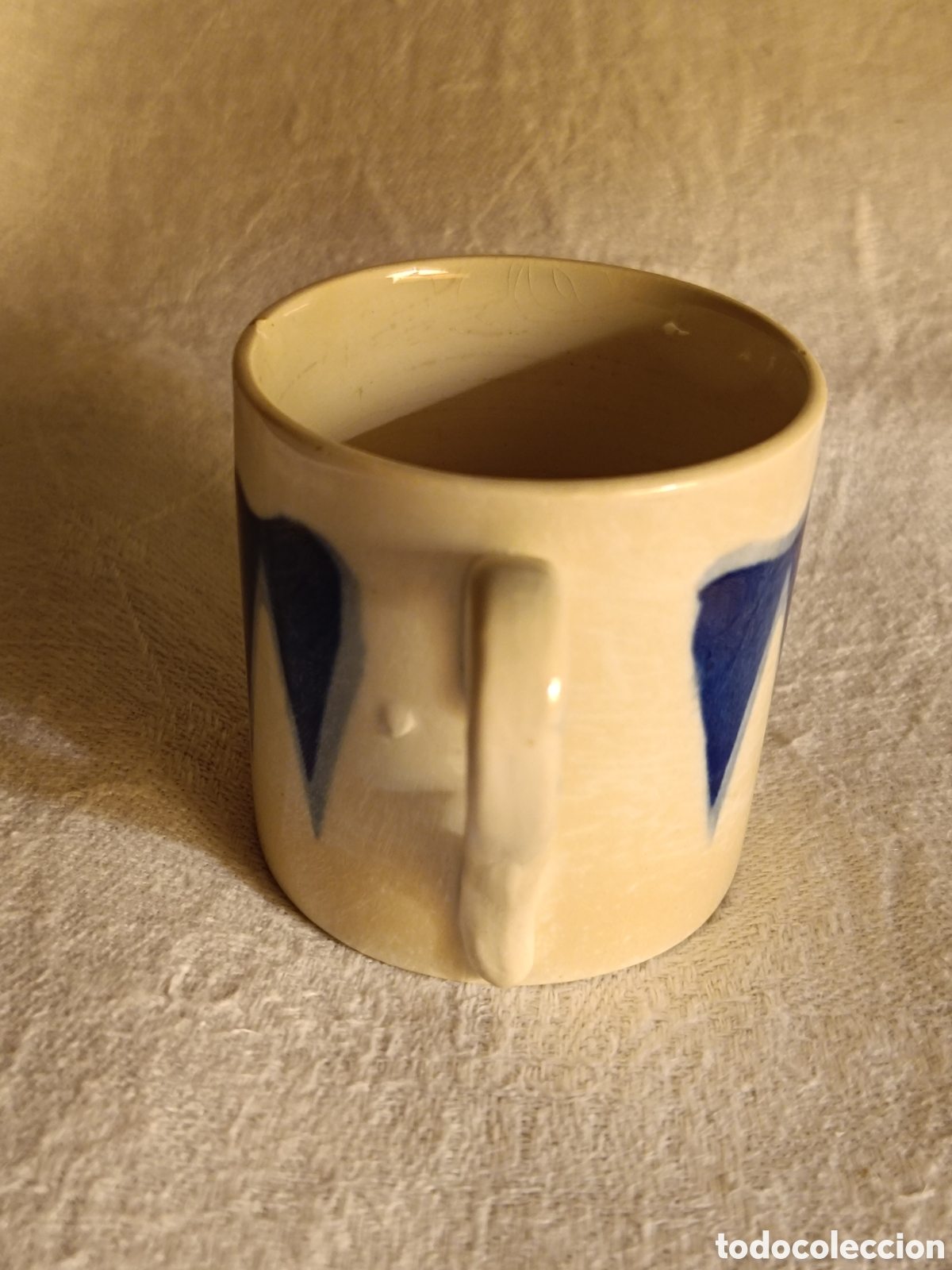 Antig&uuml;edades: TAZA SARREGUEMINES FINALES DEL XIX - Foto 4