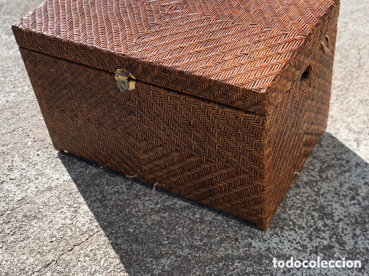 Antig&uuml;edades: BA&Uacute;L DE MADERA GRANDE DE ANEA . - Foto 3