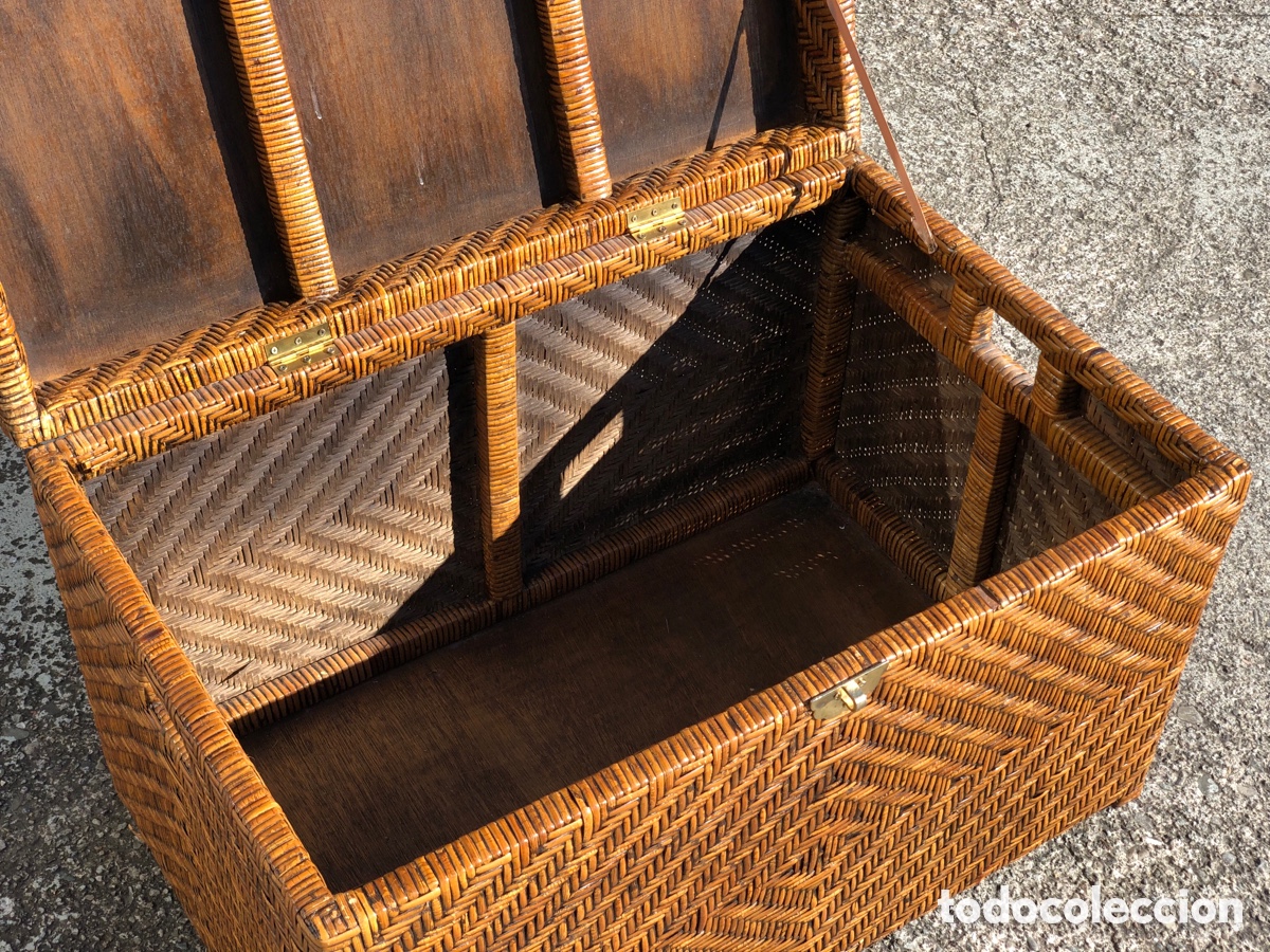 Antig&uuml;edades: BA&Uacute;L DE MADERA GRANDE DE ANEA . - Foto 7