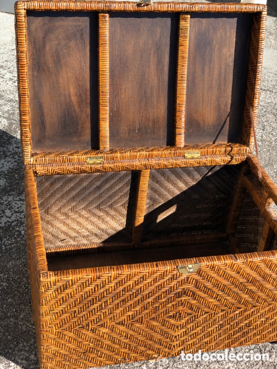 Antig&uuml;edades: BA&Uacute;L DE MADERA GRANDE DE ANEA . - Foto 8