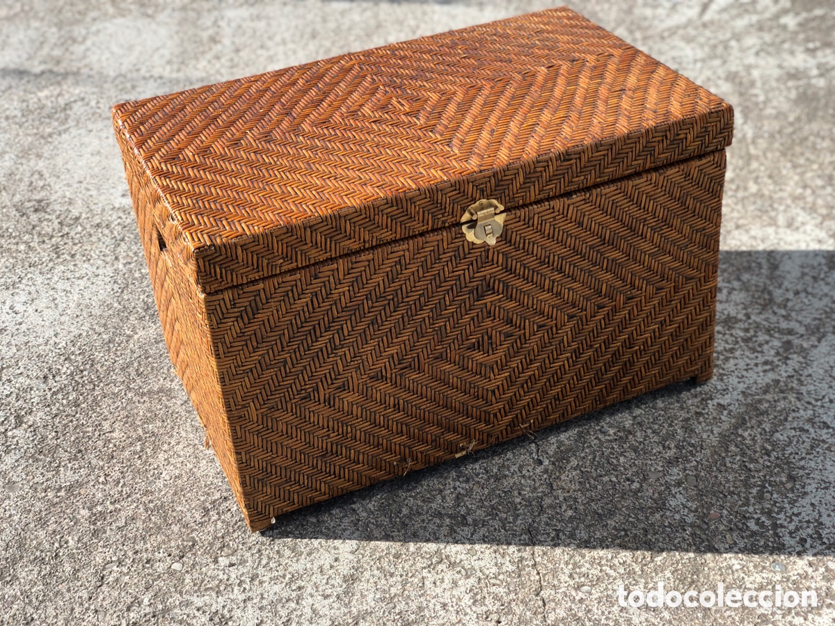 Antig&uuml;edades: BA&Uacute;L DE MADERA GRANDE DE ANEA . - Foto 1