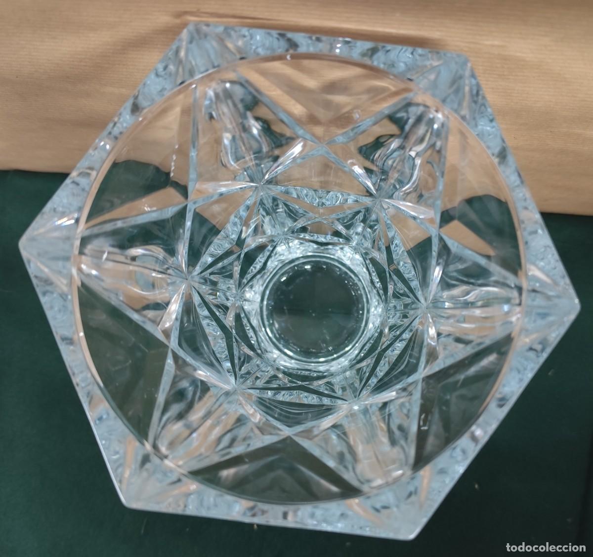 Antig&uuml;edades: JARR&Oacute;N DE CRISTAL PRENSADO - Foto 4