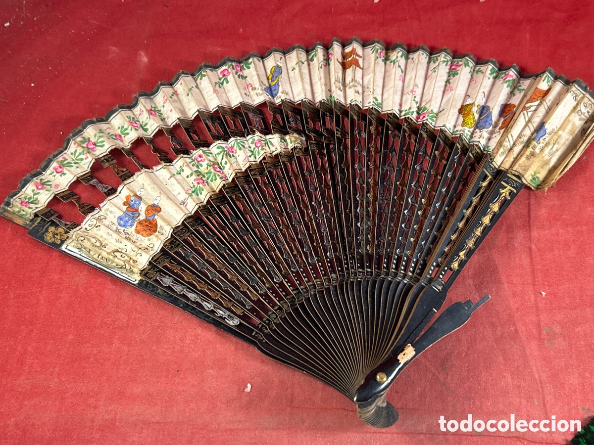 Antig&uuml;edades: LOTE ABANICOS PARA RESTAURAR - Foto 4