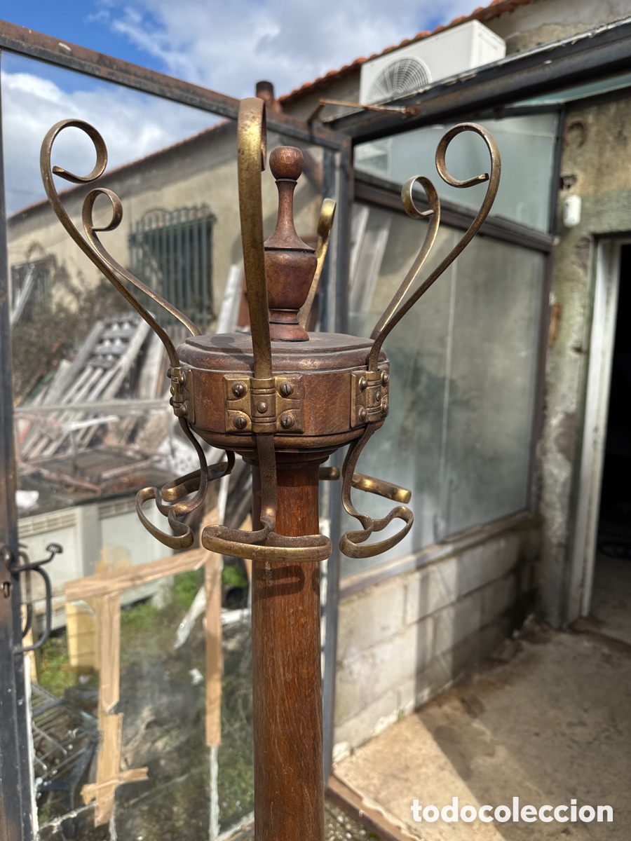 Antig&uuml;edades: Perchero estilo modernista en roble - Foto 3