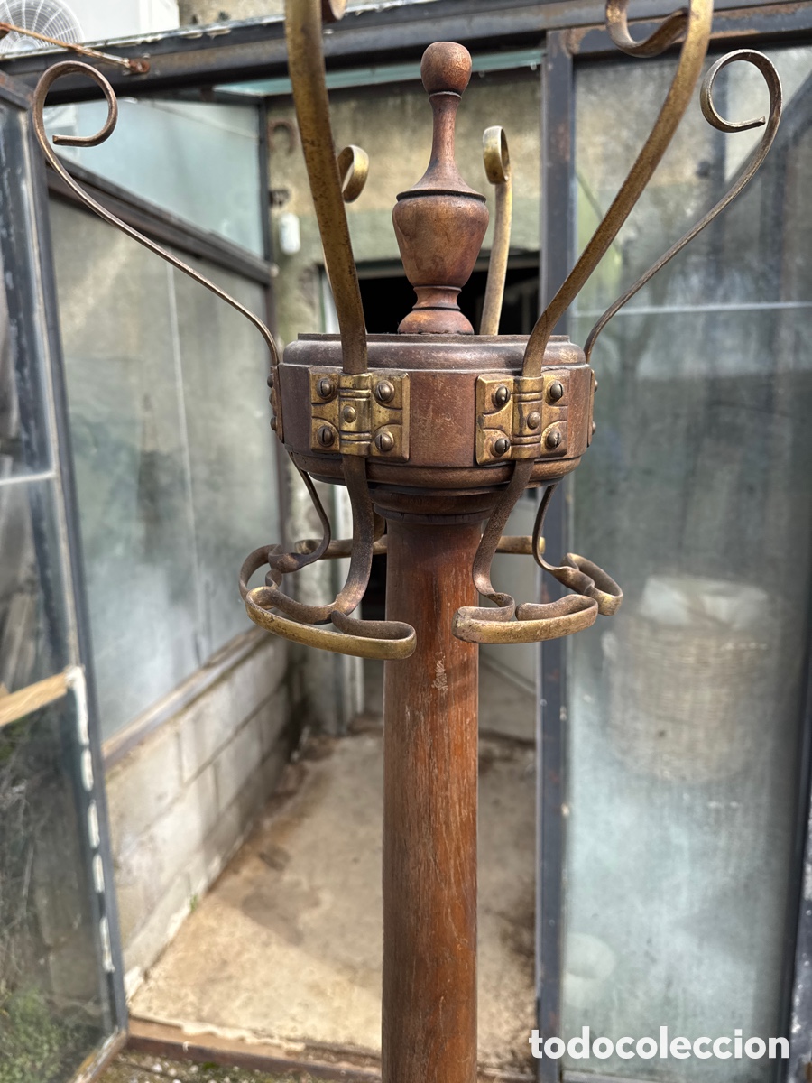 Antig&uuml;edades: Perchero estilo modernista en roble - Foto 5