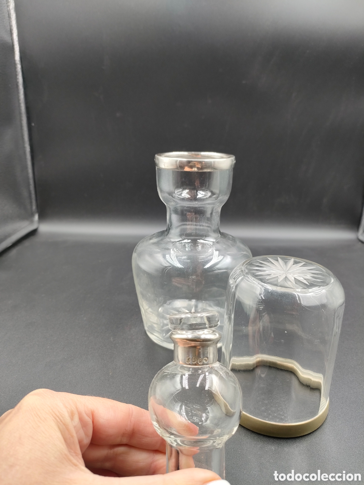 Antig&uuml;edades: BOTELLA ANTIGUA DE CRISTAL - Foto 6