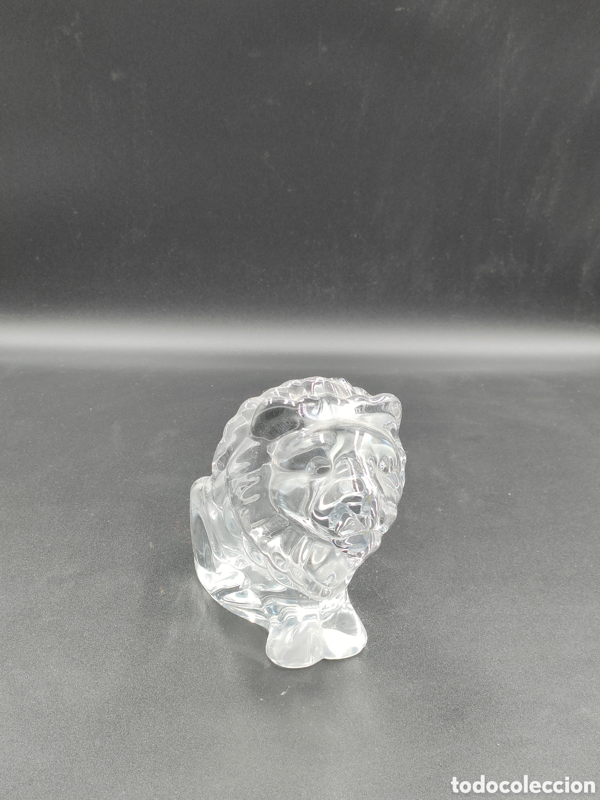 Antig&uuml;edades: LEON DE CRISTAL ANTIGUO - Foto 5