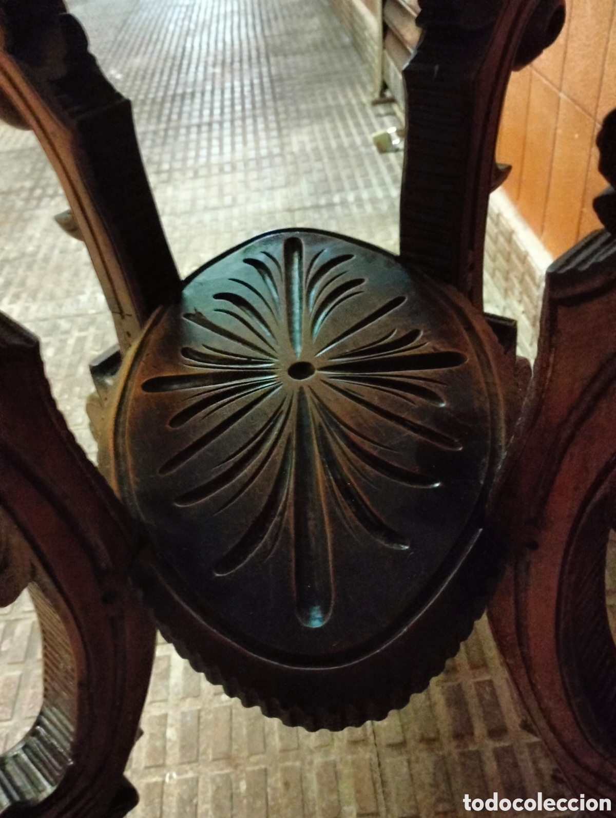Antig&uuml;edades: Mesa antigua siglo XIX - Foto 7