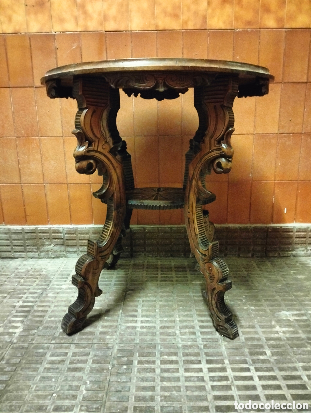 Antig&uuml;edades: Mesa antigua siglo XIX - Foto 1