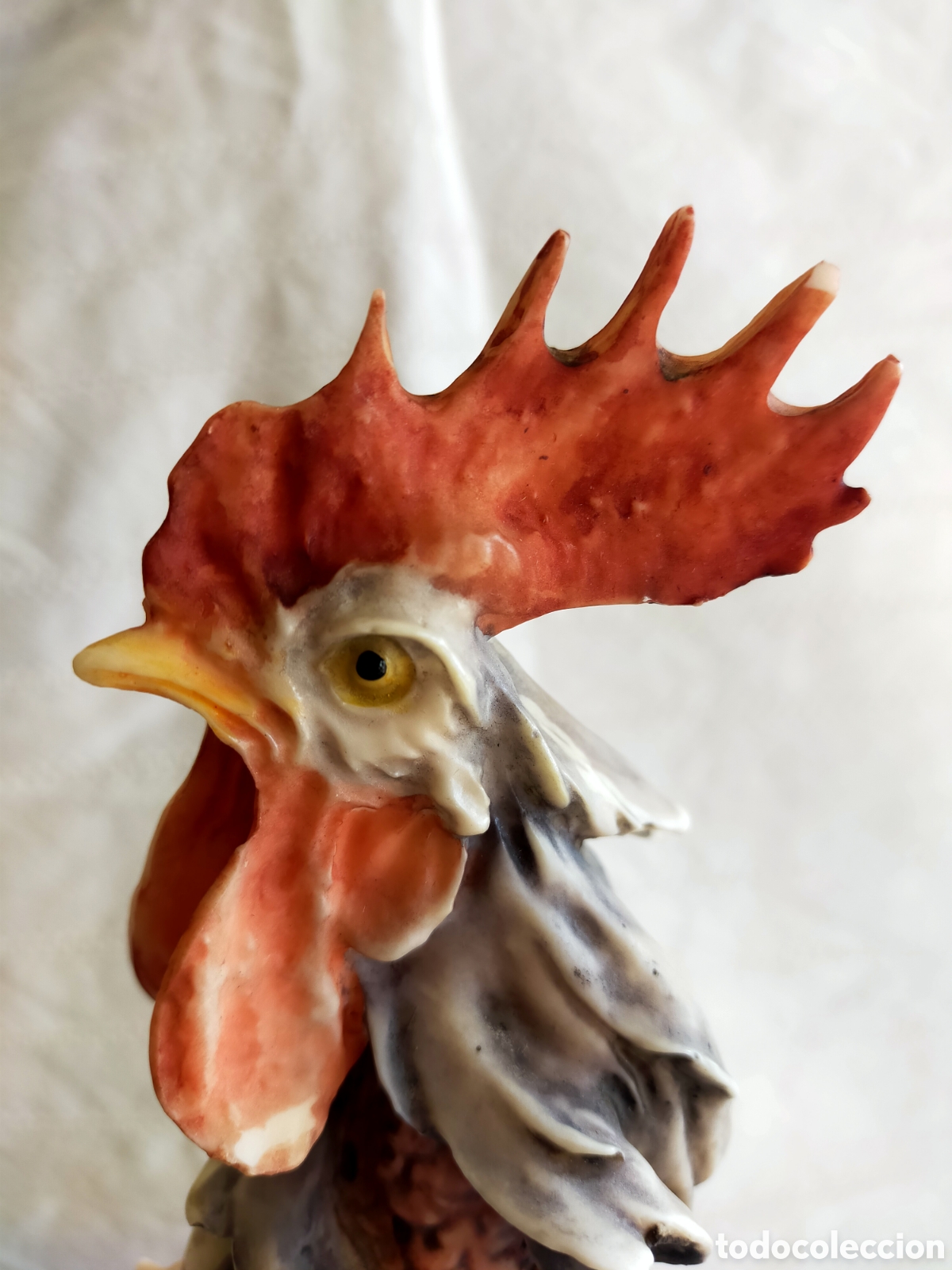 Antig&uuml;edades: Figura gallo de Giuseppe Armani - Foto 2