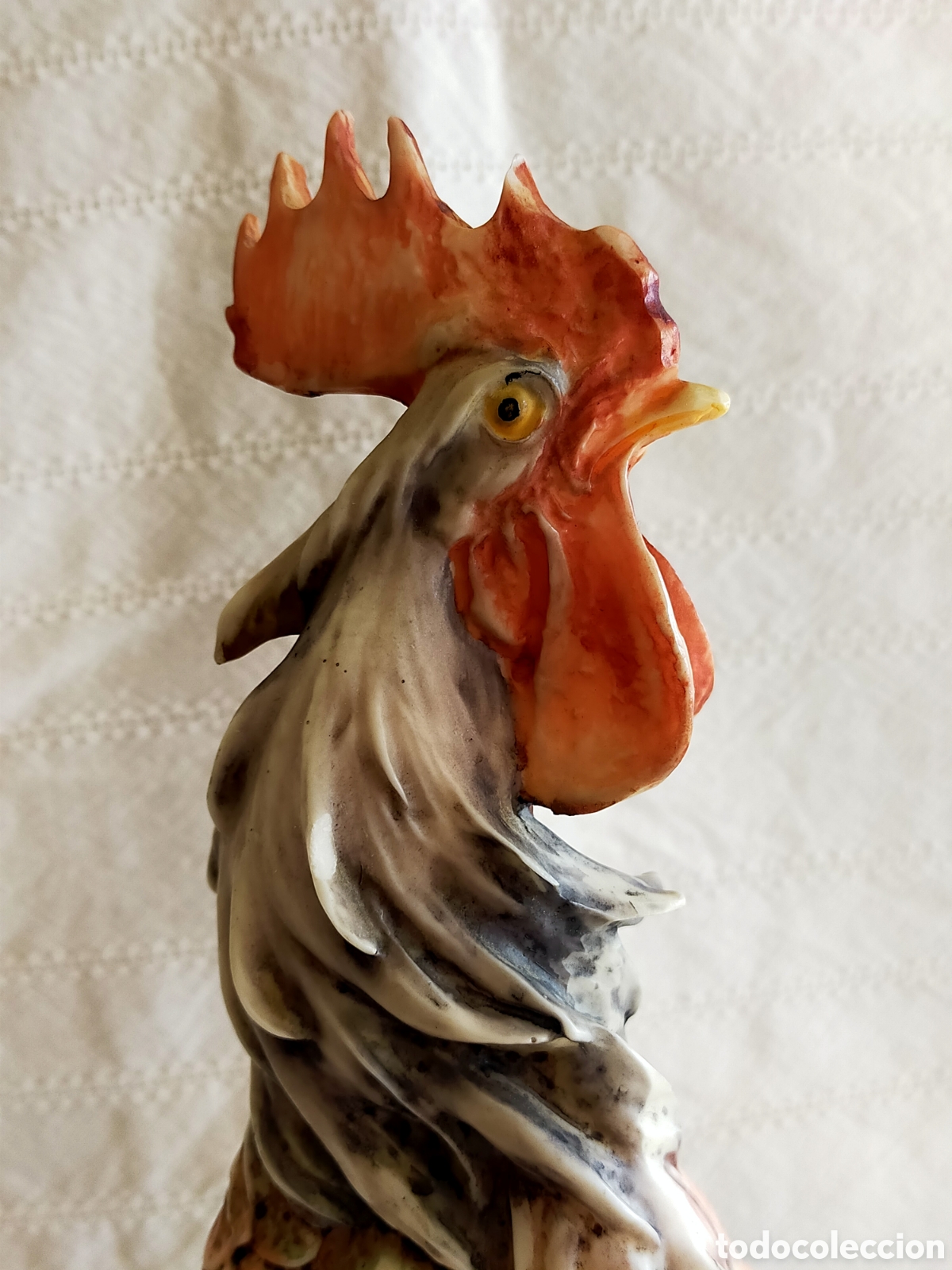 Antig&uuml;edades: Figura gallo de Giuseppe Armani - Foto 5
