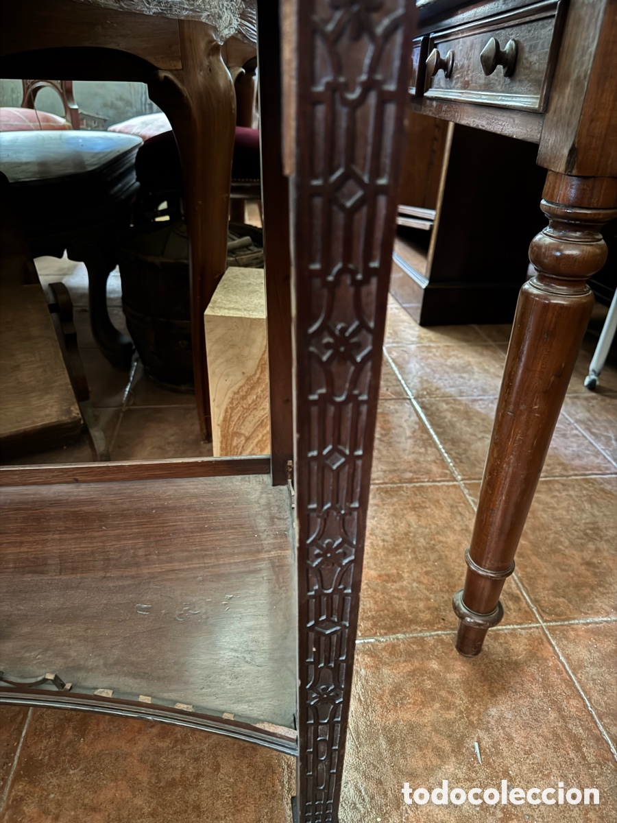Antig&uuml;edades: Vitrina china en madera de caoba - Foto 11