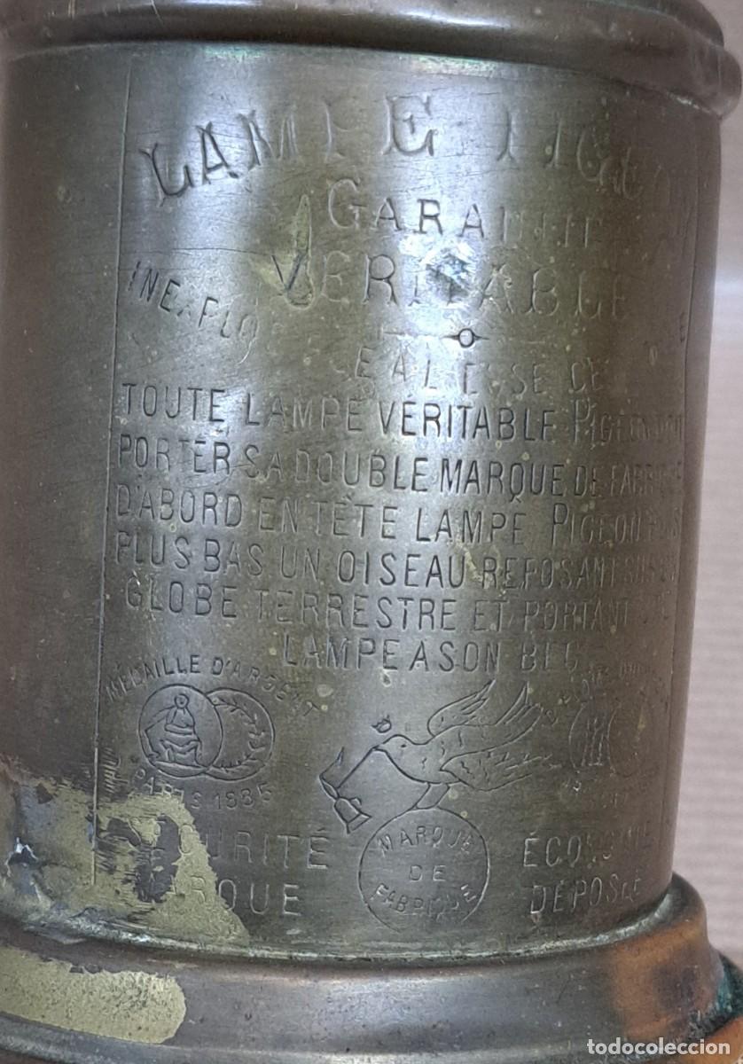 Antig&uuml;edades: Quinque o lampara Francesa Pigeon - Foto 4