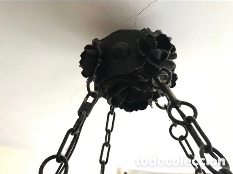 Antig&uuml;edades: LAMPARA TECHO MODERNISTA - Foto 6