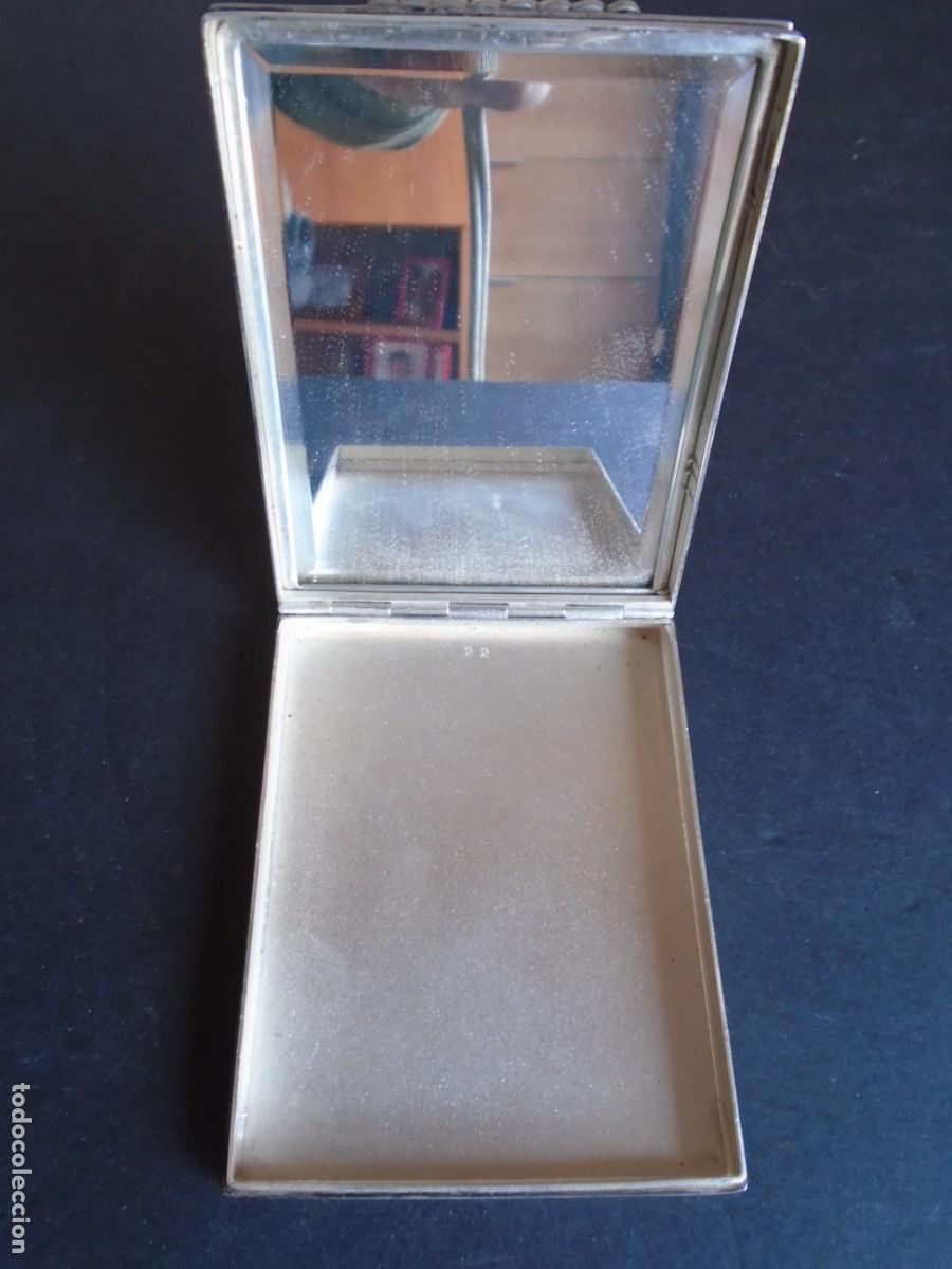 Antig&uuml;edades: (PLA-250306)MAGNIFICA POLVERA DE PLATA - Foto 7