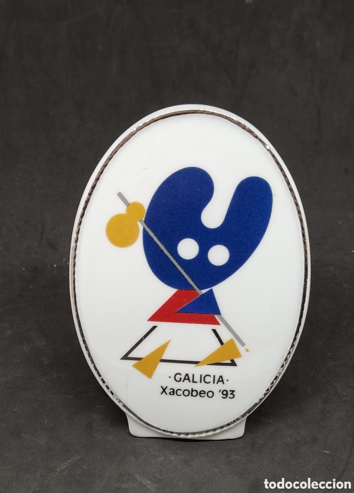 Antiguidades: souvenir ceramica - galicia - xacobeo 93 - car230