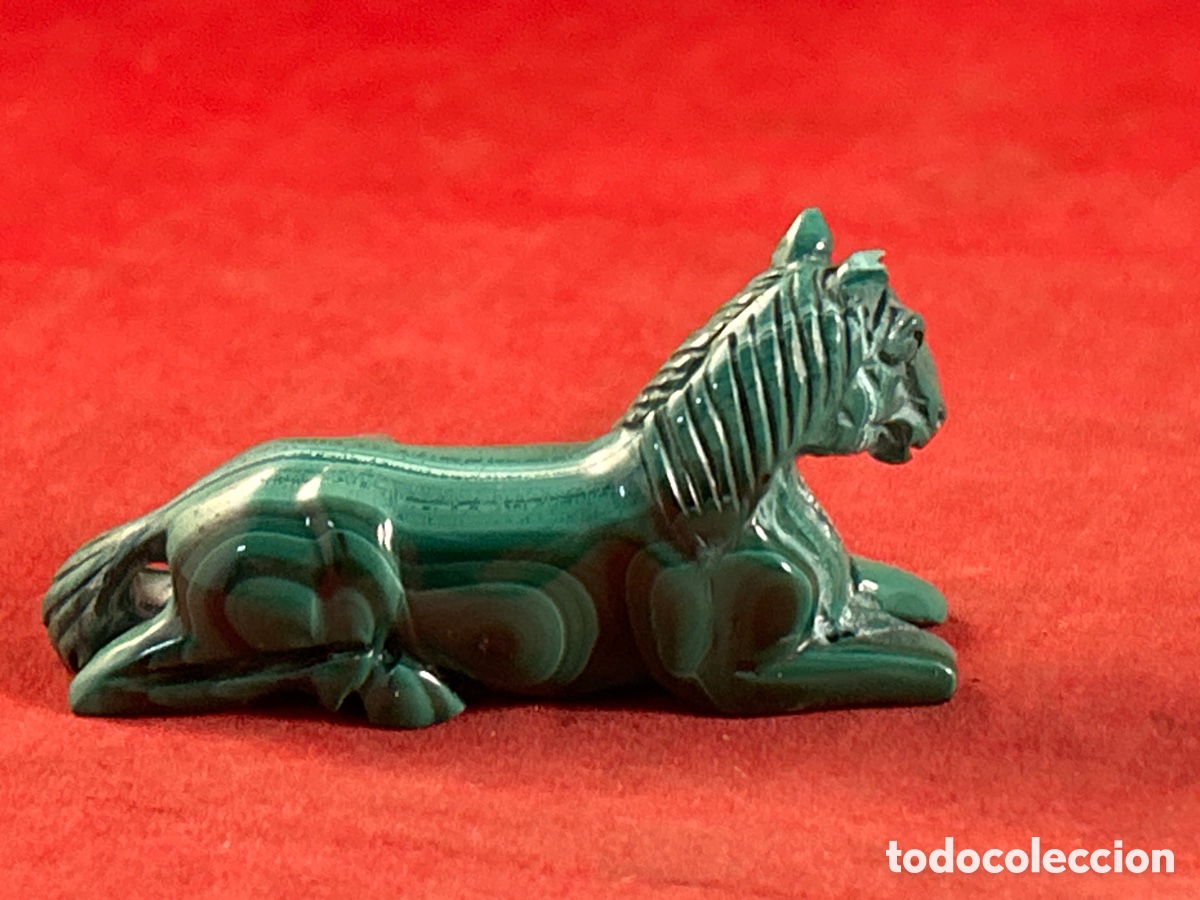Antig&uuml;edades: CABALLITO DE MALAQUITA - Foto 3
