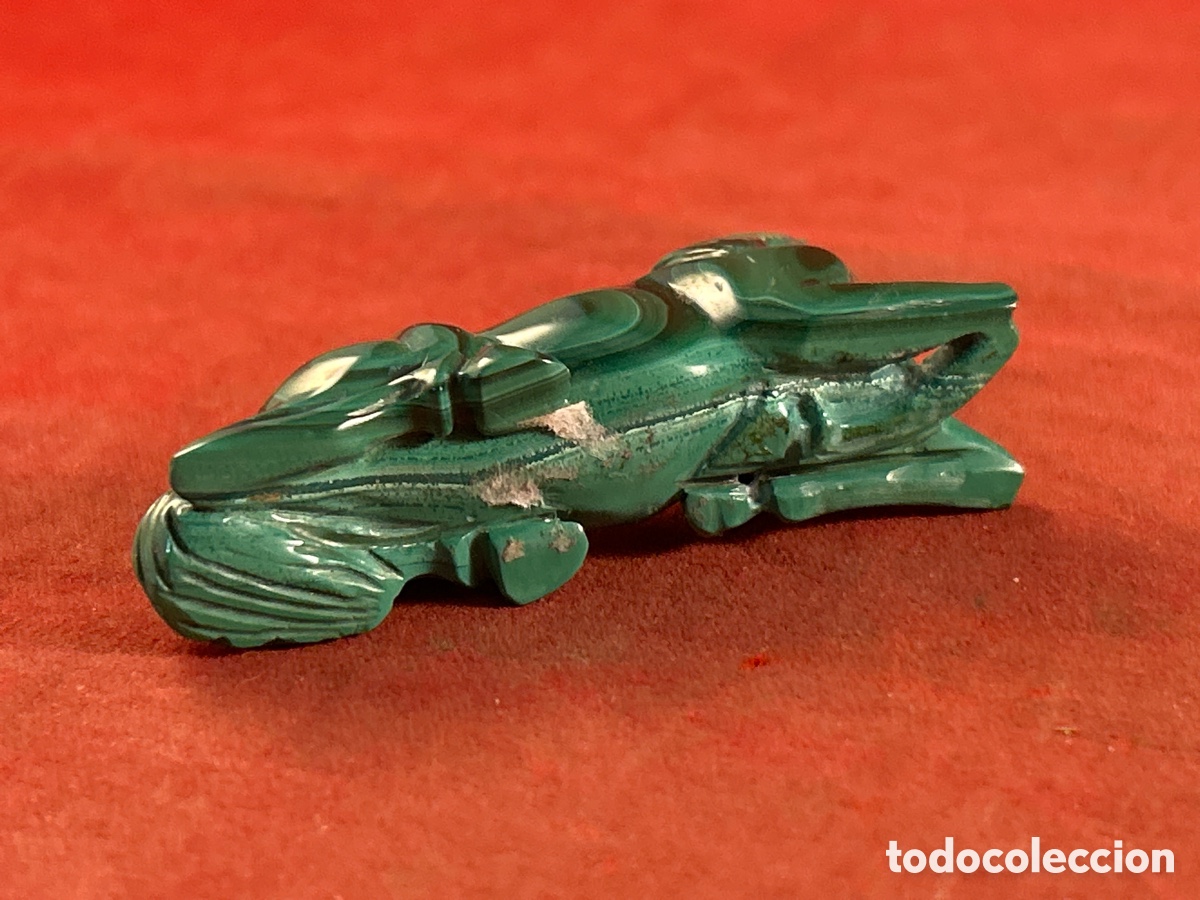 Antig&uuml;edades: CABALLITO DE MALAQUITA - Foto 4