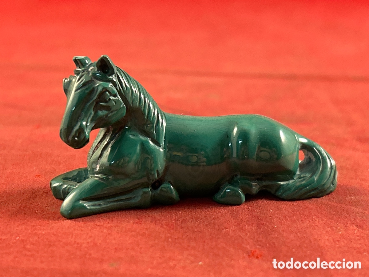 Antig&uuml;edades: CABALLITO DE MALAQUITA - Foto 1