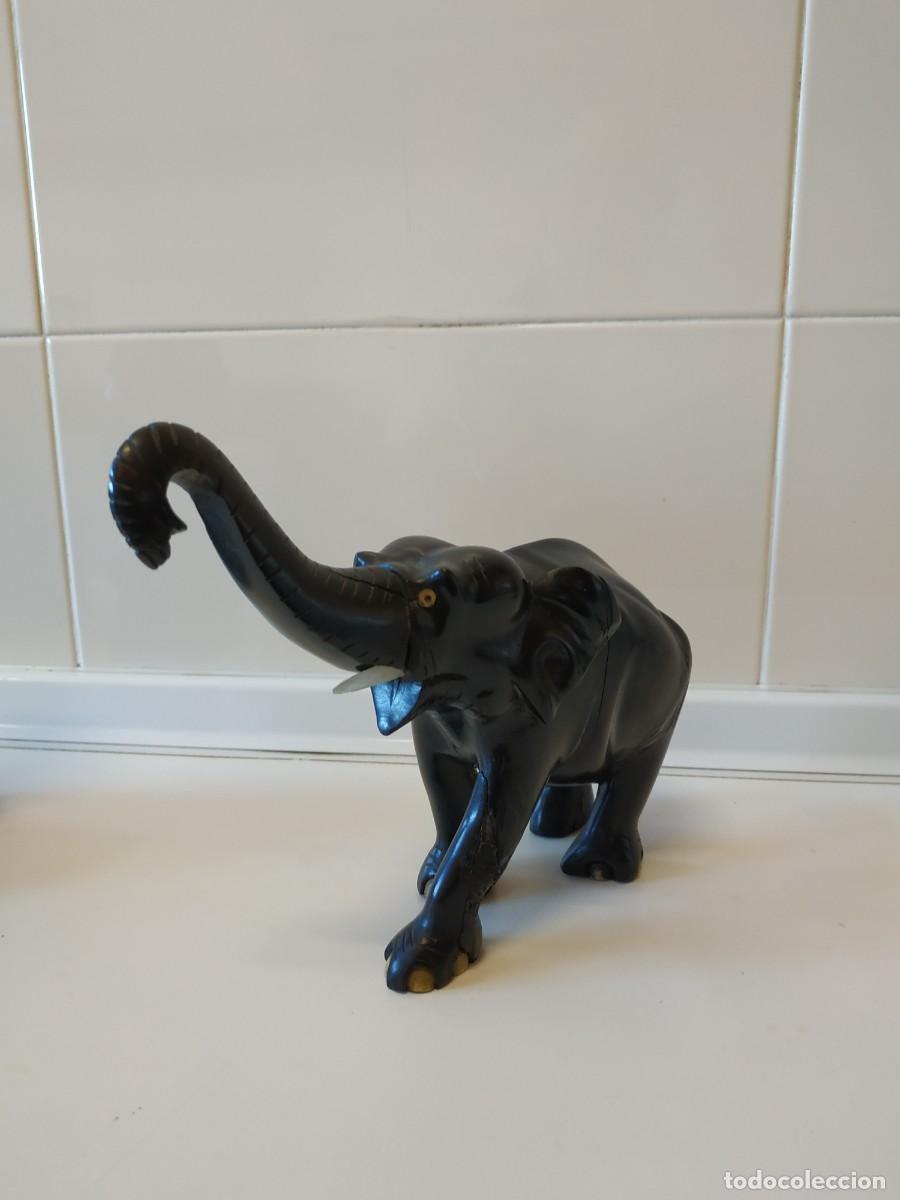 Antig&uuml;edades: Talla Africana madera de &eacute;bano. - Foto 2