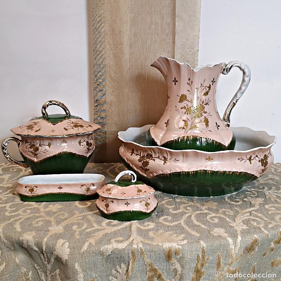 Antig&uuml;edades: Conjunto de Cinco Piezas de Limoges - Foto 1
