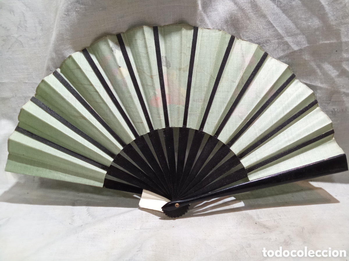 Antig&uuml;edades: ABANICO CON CON ESCENA ORIENTAL - Foto 4
