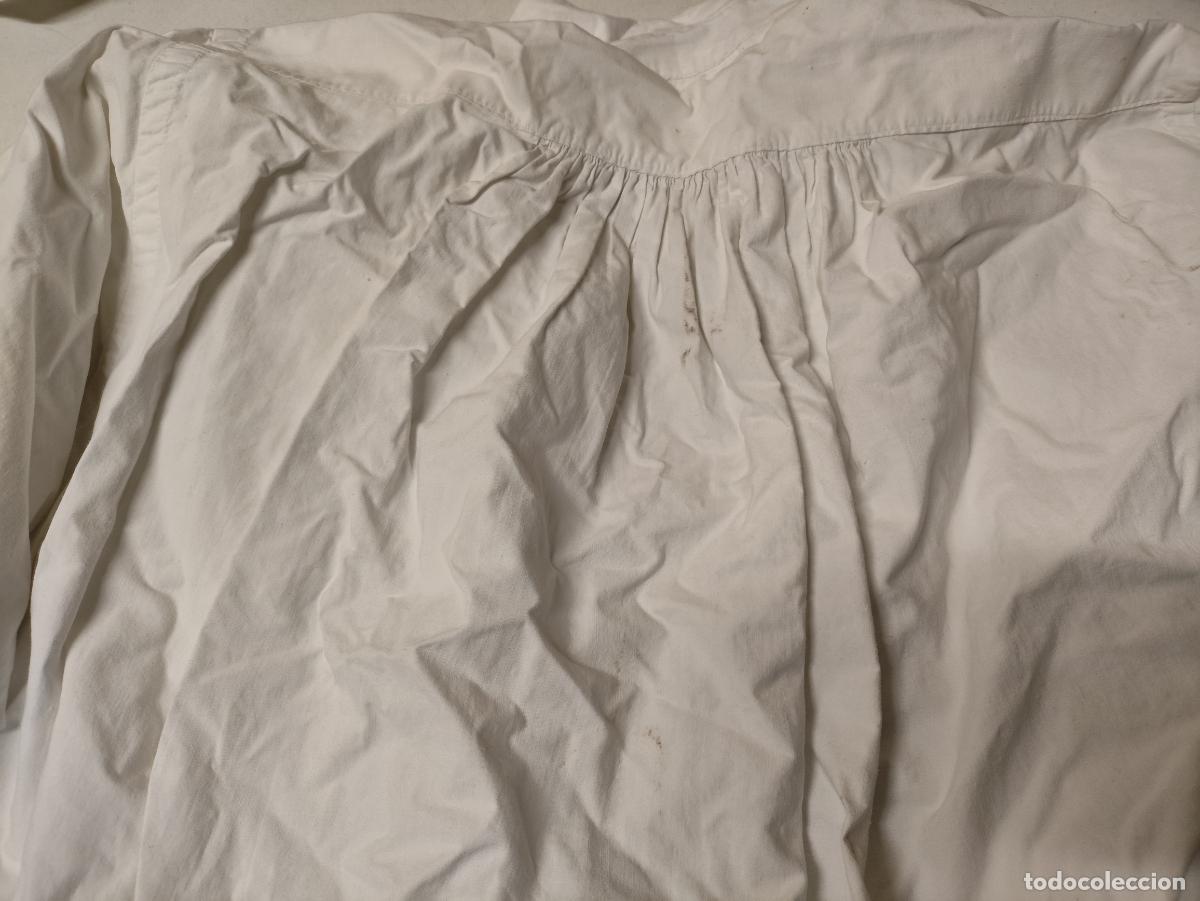 Antig&uuml;edades: ANTIGUA CAMISA DE ALGOD&Oacute;N GRUESO - Foto 4