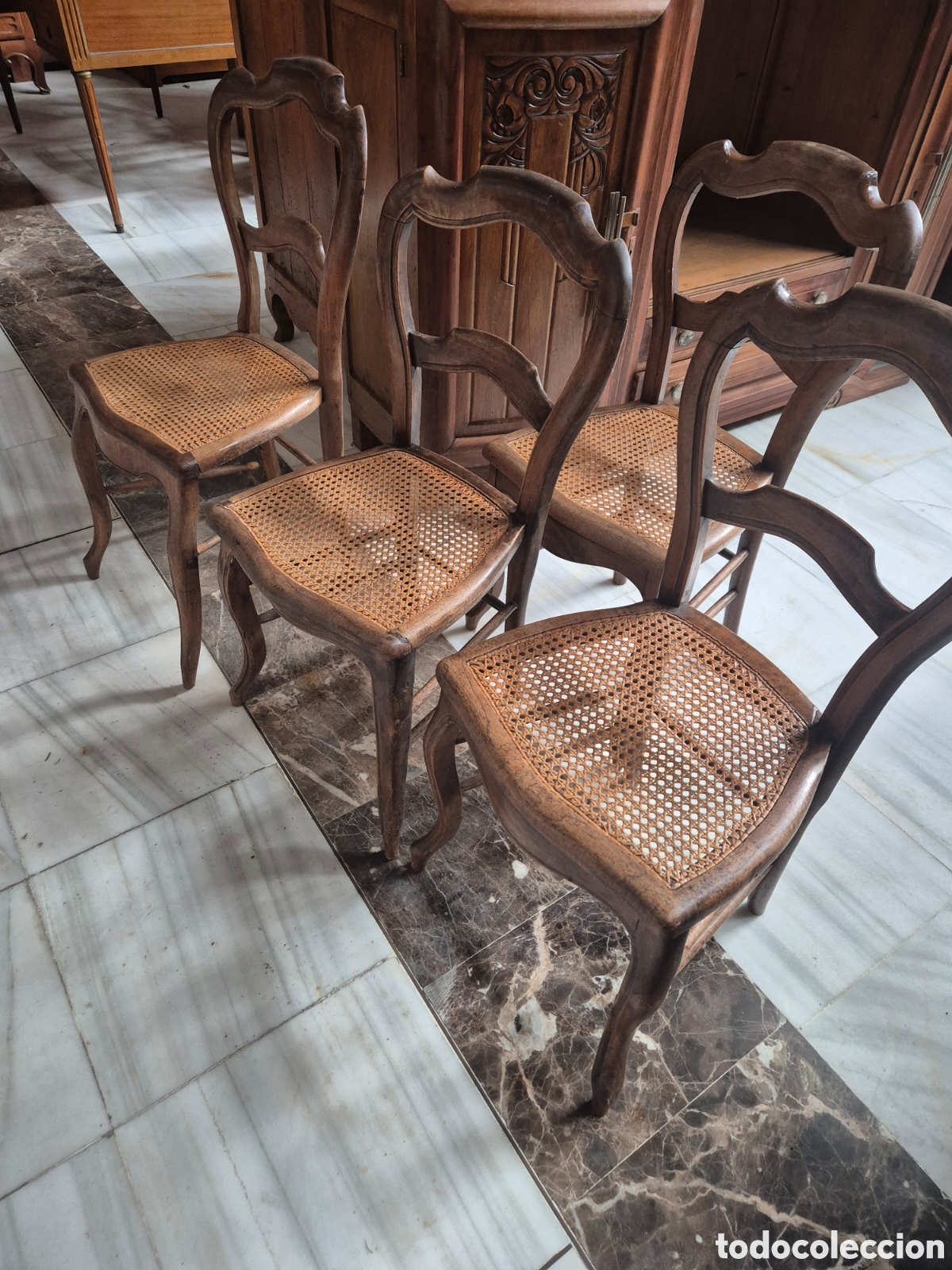 Antig&uuml;edades: Sillas estilo Luis Felipe - Foto 2