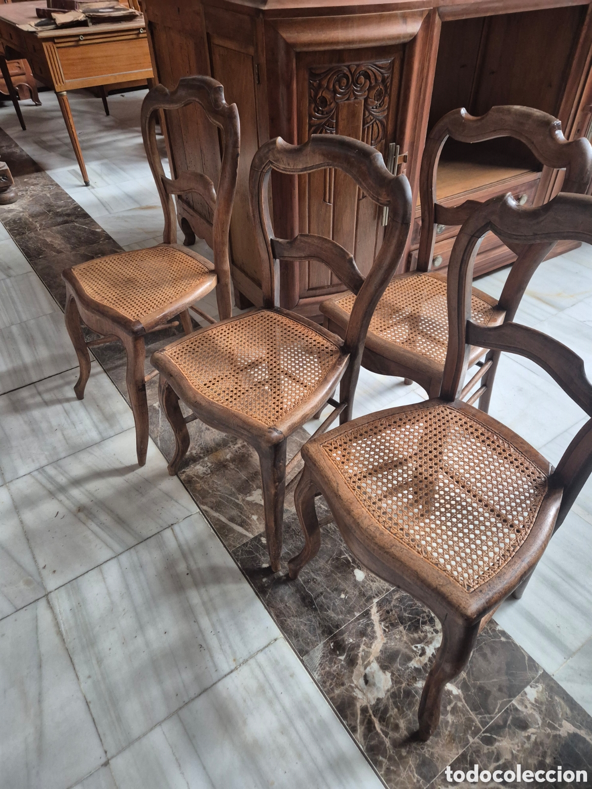 Antig&uuml;edades: Sillas estilo Luis Felipe - Foto 3