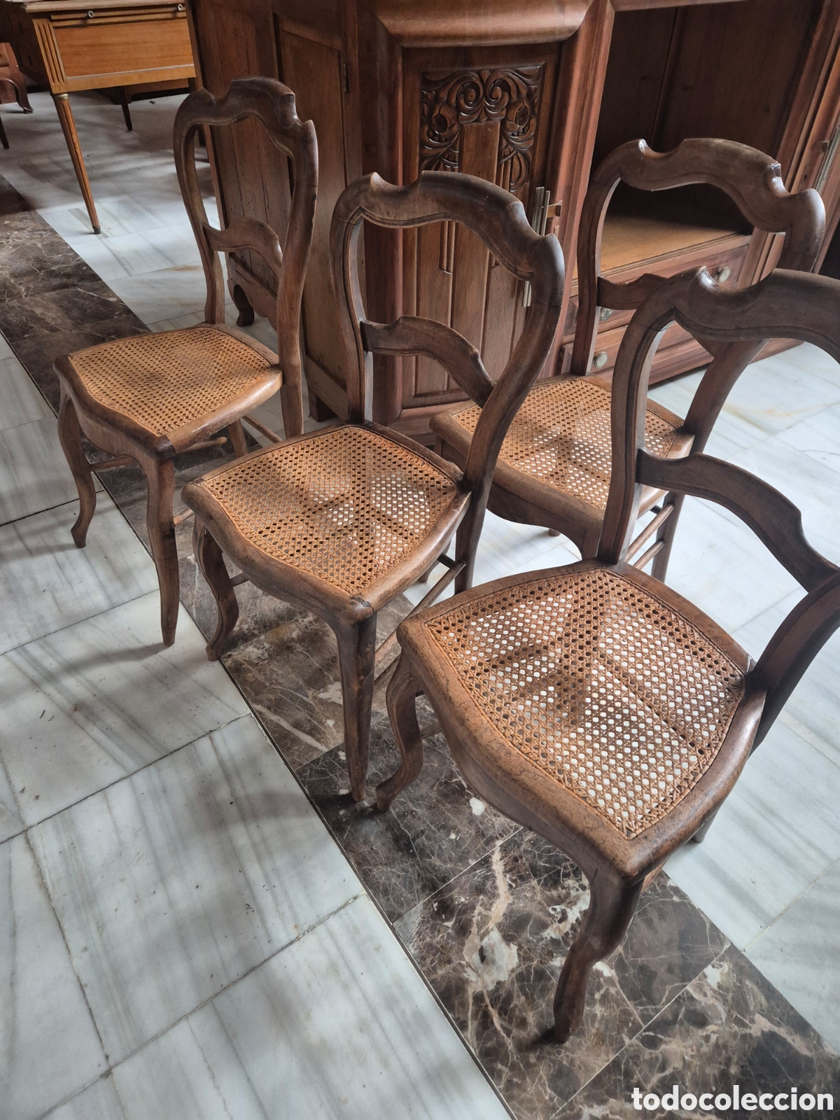 Antig&uuml;edades: Sillas estilo Luis Felipe - Foto 4