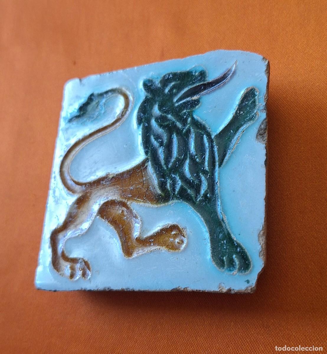 Antig&uuml;edades: Antiguo Azulejo - Olambrilla Le&oacute;n - - Foto 3
