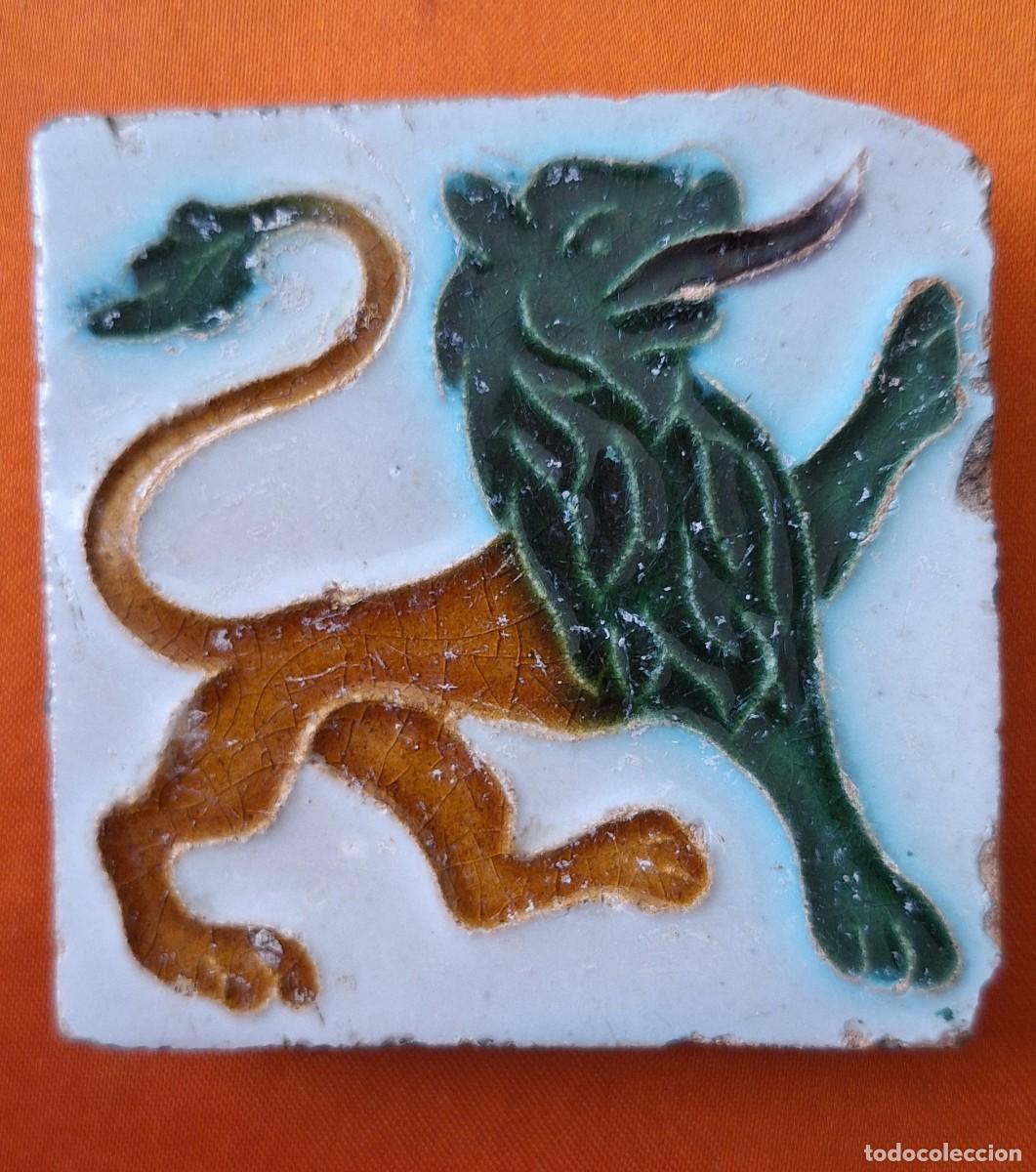 Antig&uuml;edades: Antiguo Azulejo - Olambrilla Le&oacute;n - - Foto 5