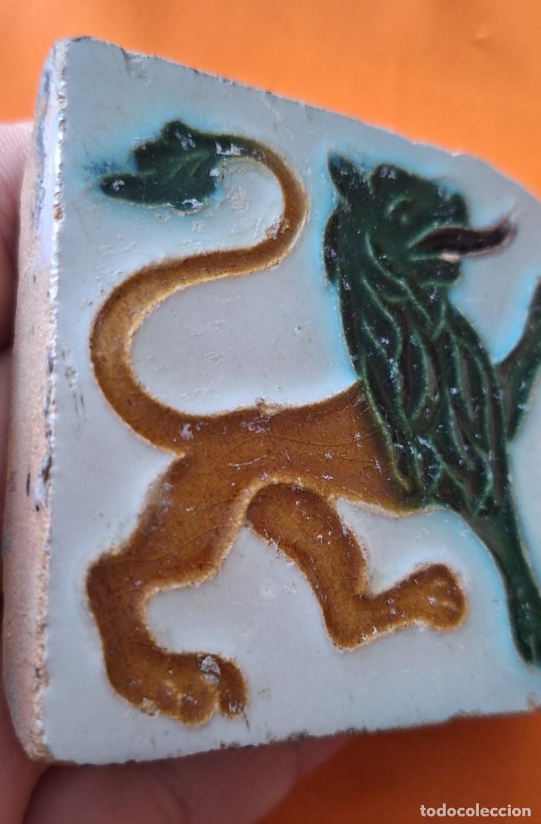 Antig&uuml;edades: Antiguo Azulejo - Olambrilla Le&oacute;n - - Foto 7