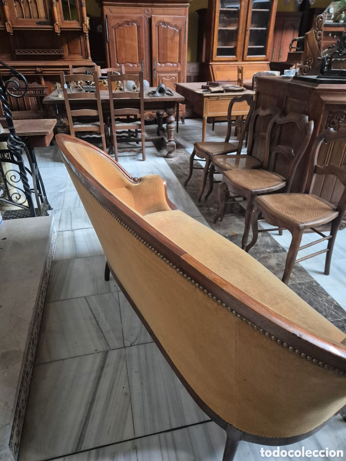 Antig&uuml;edades: Sofa de estilo Luis Felipe - Foto 4