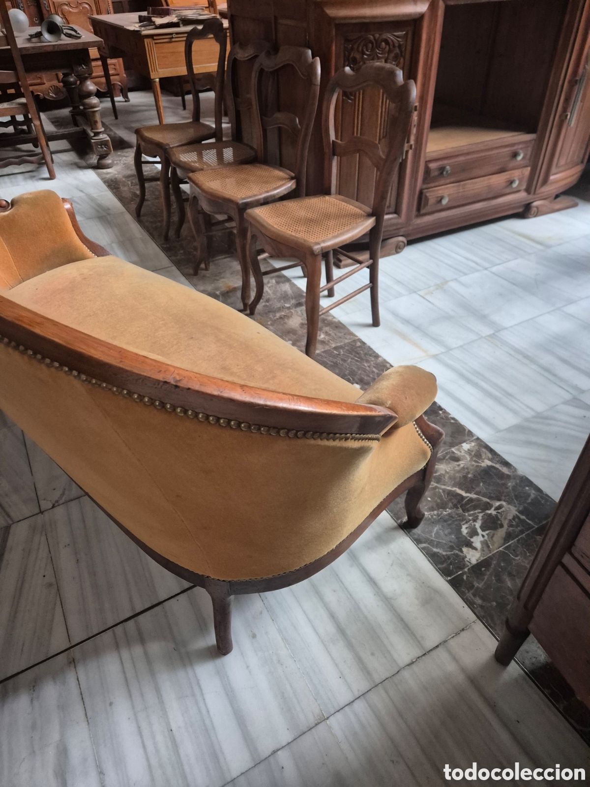 Antig&uuml;edades: Sofa de estilo Luis Felipe - Foto 5