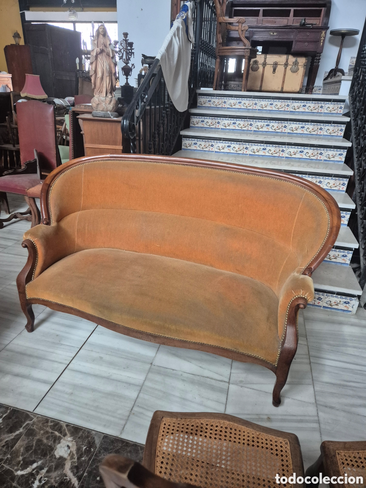 Antig&uuml;edades: Sofa de estilo Luis Felipe - Foto 6