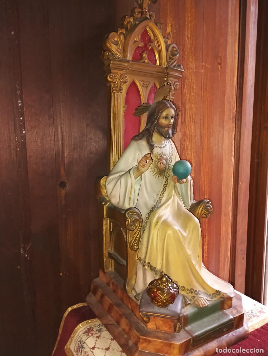 Antig&uuml;edades: SAGRADO CORAZON DE JESUS-TRONO. - Foto 4