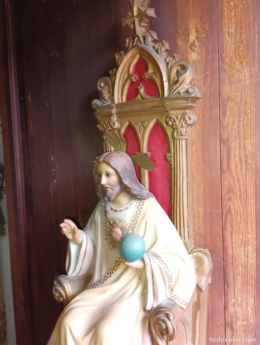 Antig&uuml;edades: SAGRADO CORAZON DE JESUS-TRONO. - Foto 5