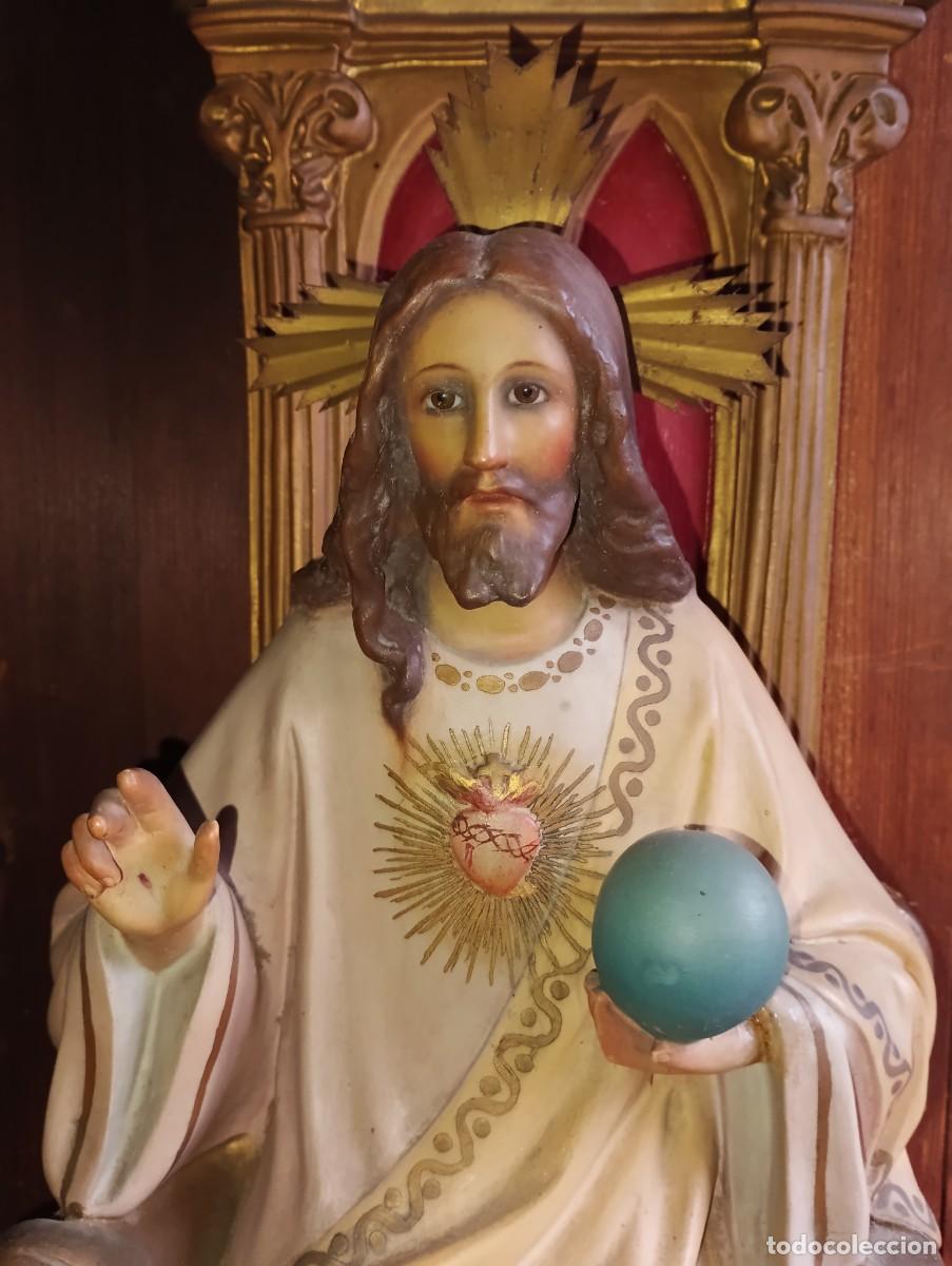 Antig&uuml;edades: SAGRADO CORAZON DE JESUS-TRONO. - Foto 8