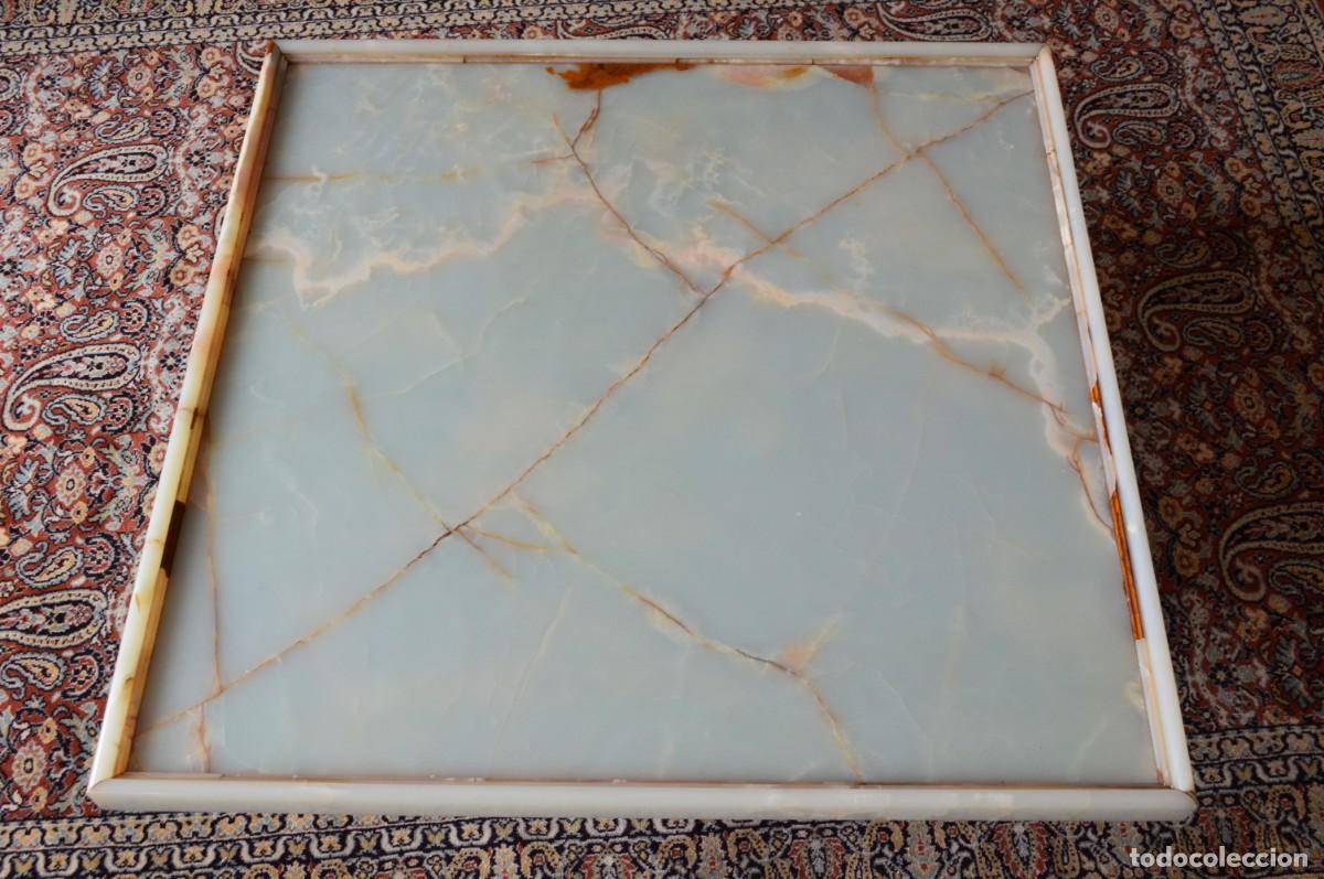 Antig&uuml;edades: MESA DE CENTRO DE MARMOL ONIX - Foto 2