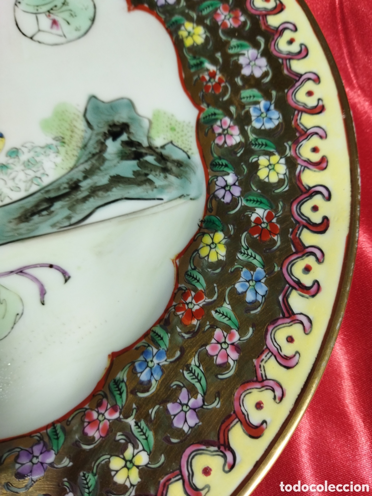 Antig&uuml;edades: Plato porcelana china - Foto 3