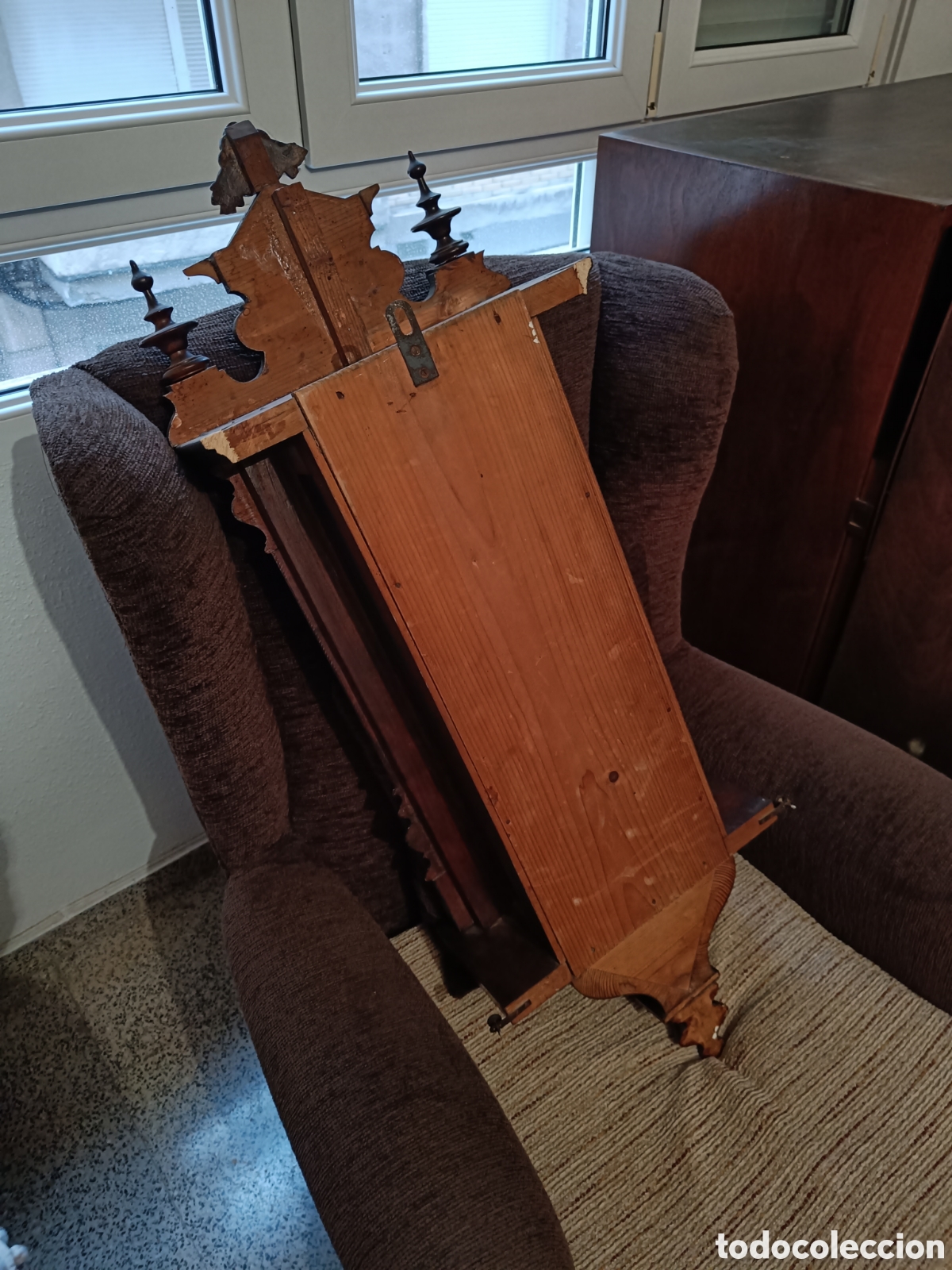 Antig&uuml;edades: Reloj de pared con p&eacute;ndulo - Foto 4