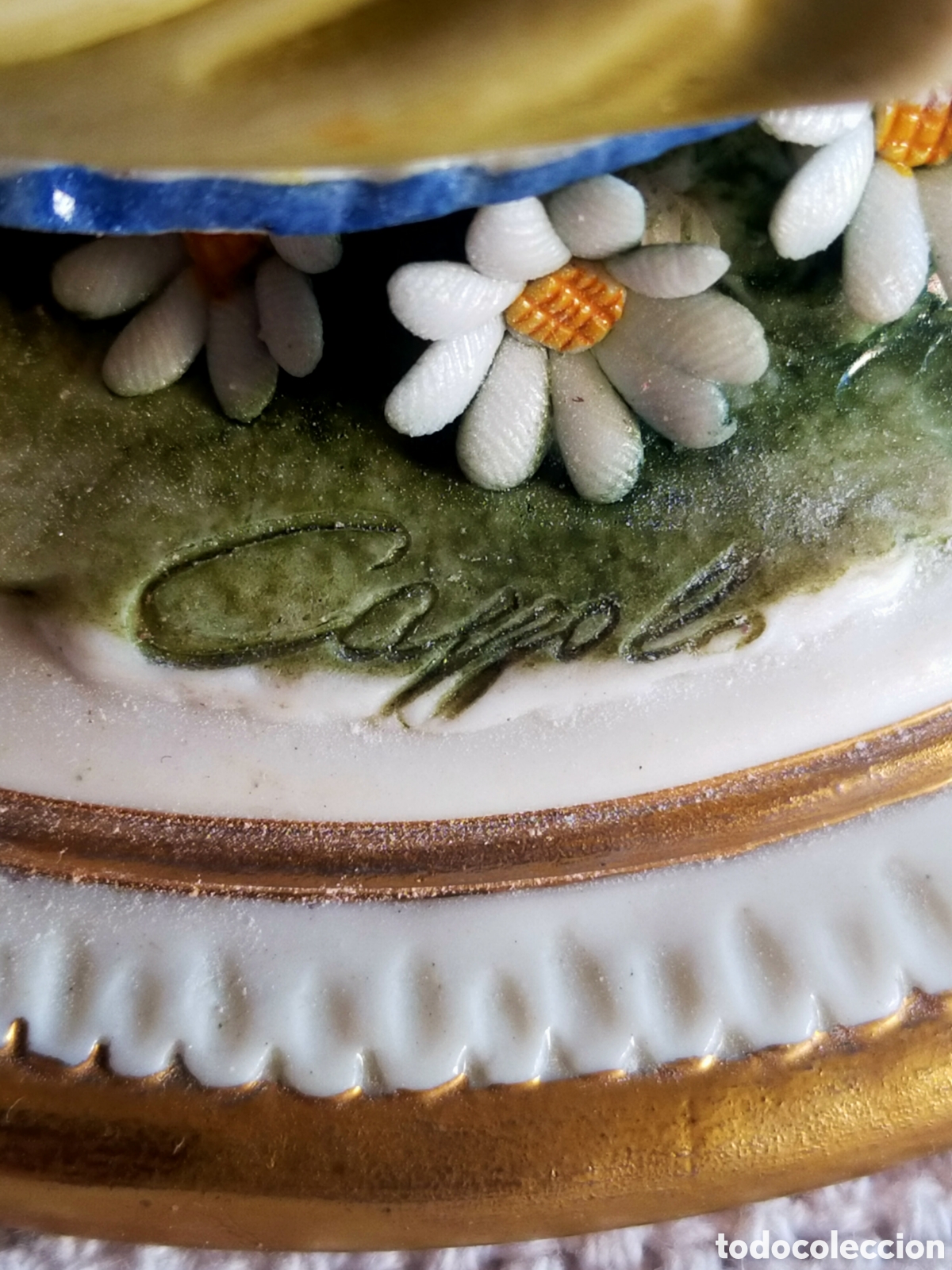 Antig&uuml;edades: Capodimonte porcelana Pr&iacute;ncipe - Foto 3